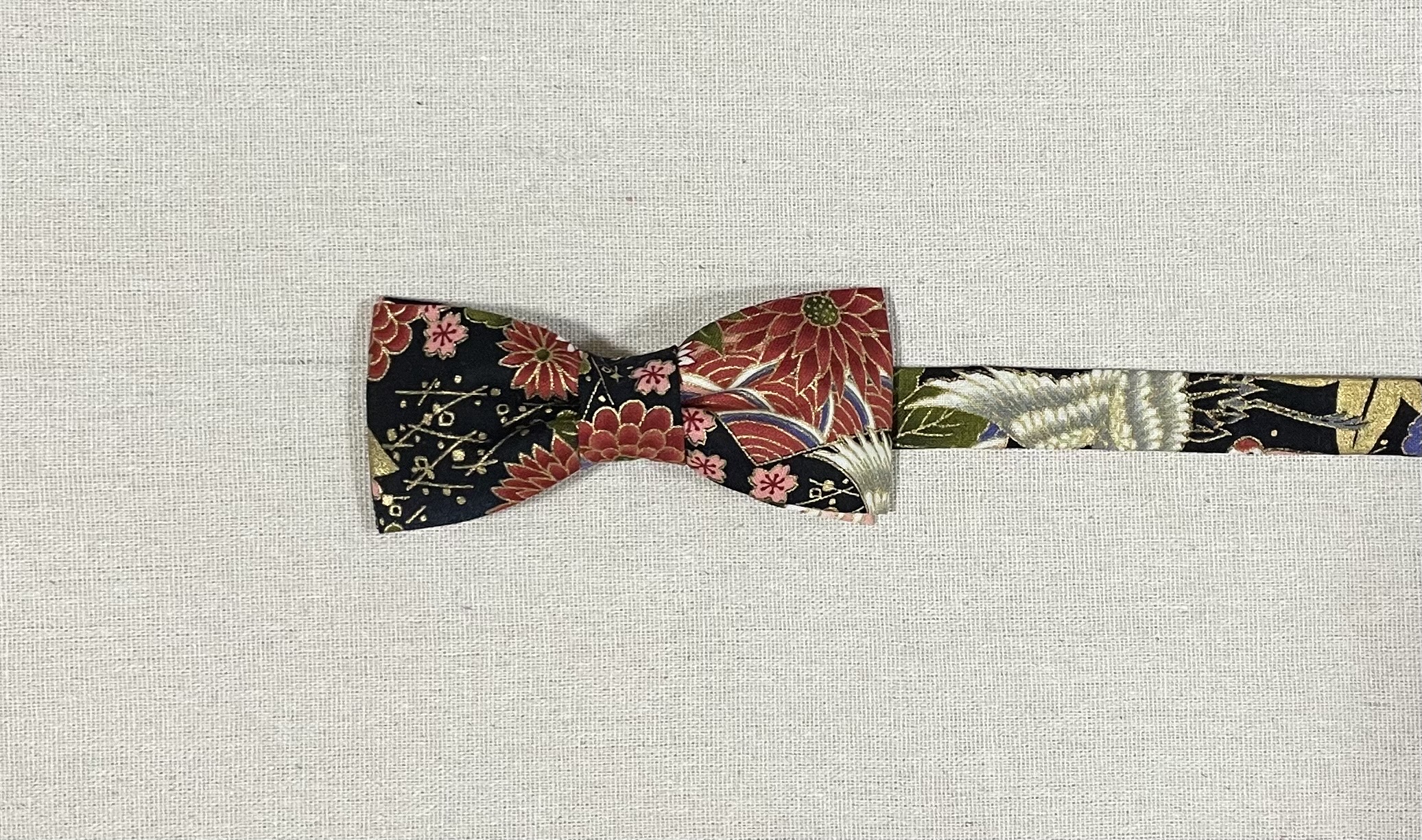 和柄蝶ネクタイ《黒》