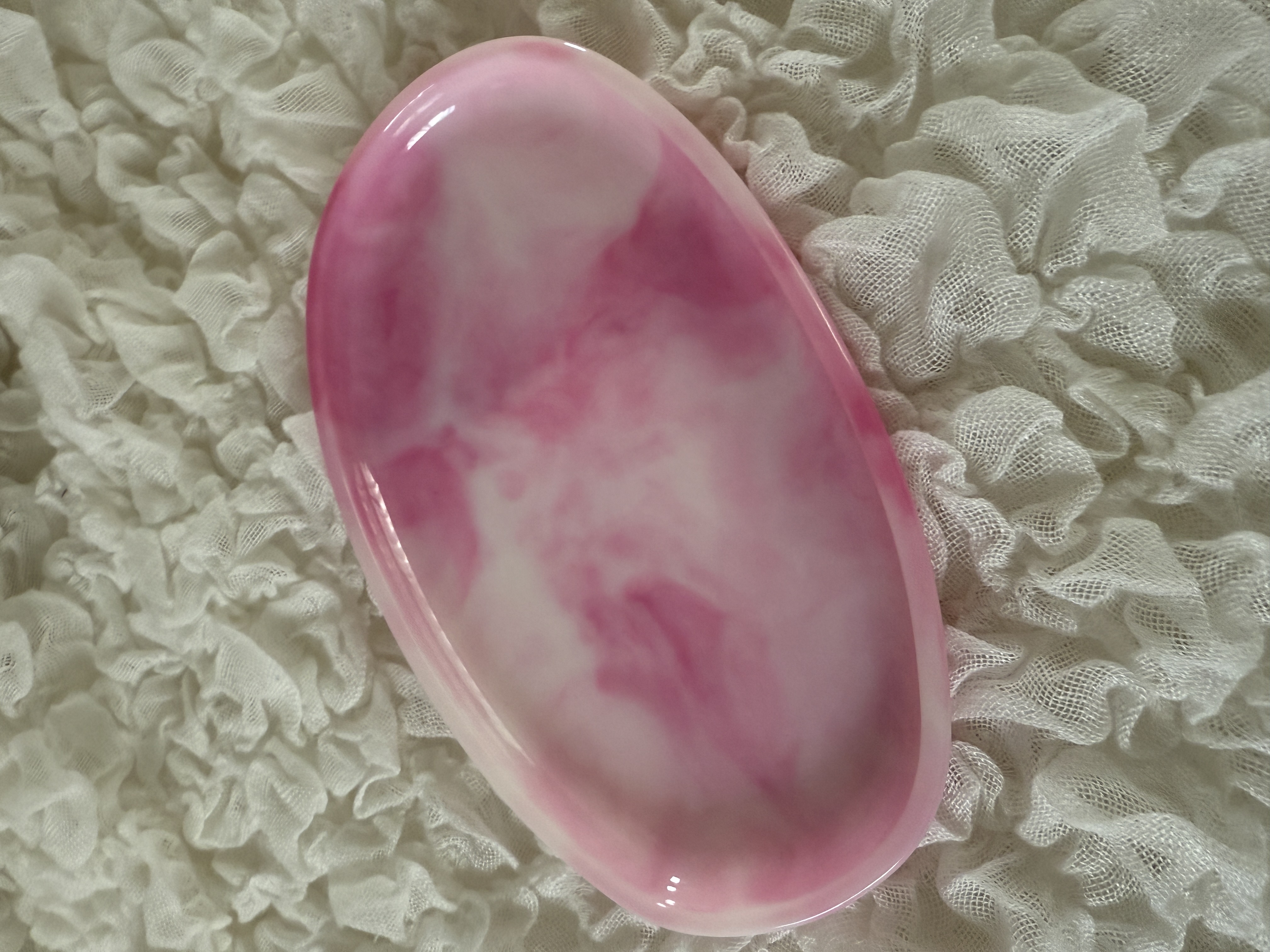 レジンアートトレイ（ピンク）