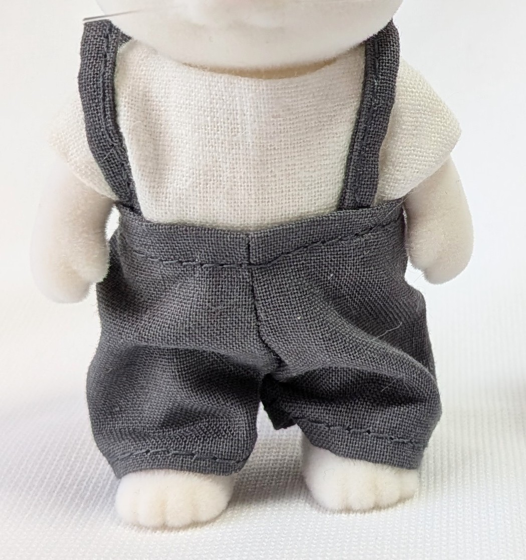 ミニチュアドール服　白シャツ✕グレーズボン　おとなサイズ