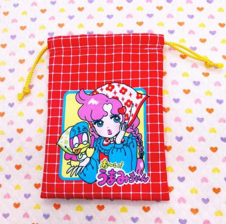 巾着(うまみちゃんと女の子)