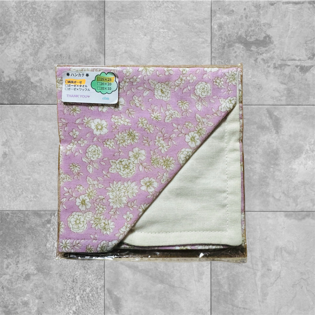 両面ガーゼハンカチ 25×25